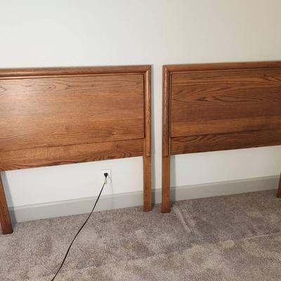 Set of 2 Solid Wood Twin Headboards - 40x42"