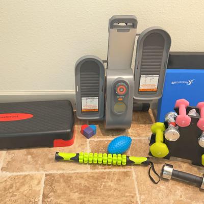 Fitness Lot - Hand weight Set, CubiiGo Portable Compact Elliptical, & More