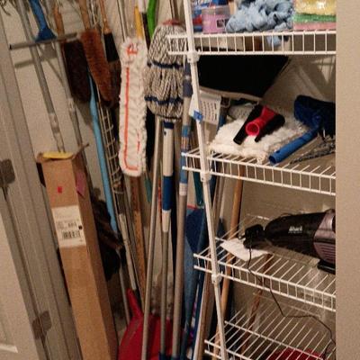 Entire Closet Cleaning Supplies - Mops, Dusters, Shark,+++