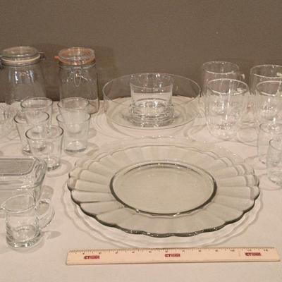 Kitchen Glassware - Chip And Dip, Glasses, Mugs, Fridge Dish, Platter++