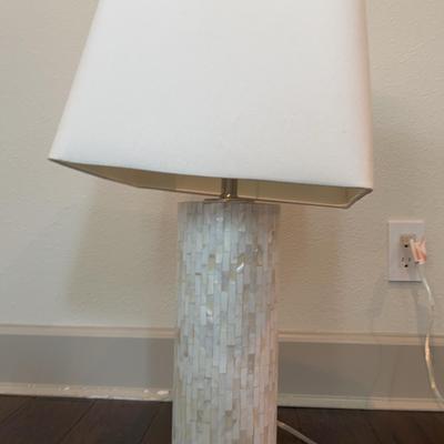 Acrylic Tile Polished Table Lamp 15x26x15