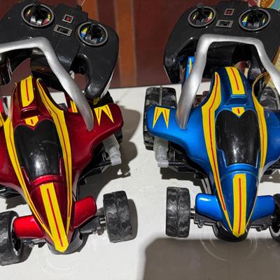 Pair of Thunder Tumbler R/C Stunt Cars – 360° Spinning Remote Control Vehicles with Lights