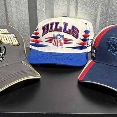 Collectible Championship And Autographed Caps 