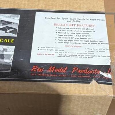 Rex Model Products Cessna 150 Aerobat R/C Kit – 65” Wingspan Vintage Trainer