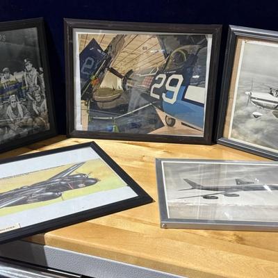 WwII Framed Photo Prints Lot 3