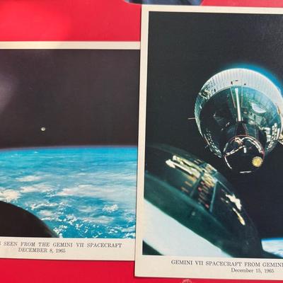Gemini VII Space Program Photographs – Moon View & Historic Gemini VI-A Rendezvous (1965)