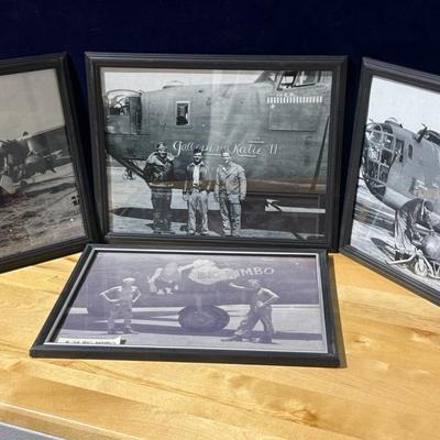 WwII Photo Prints Framed Lot 2 