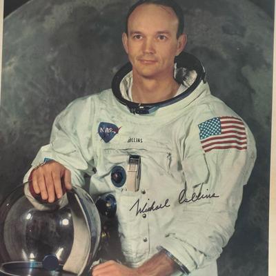 Michael Collins Hand-Signed Photograph (Unauthenticated) – Apollo 11 Command Module Pilot