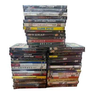 Suspense & Action Themed DVDs 