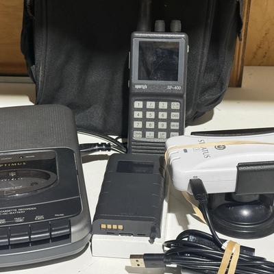 Stratus 3 ADS-B Receiver, Sporty’s SP-400 NAV/COM Aviation Radio & Optimus CTR-109 Cassette Recorder