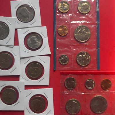 Vintage U.S. Coin Collection – 1971–1980 Kennedy Half Dollars, Susan B. Anthony Dollars, Sacagawea, 