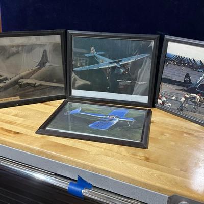 WwII Photo Prints Framed Lot 4 