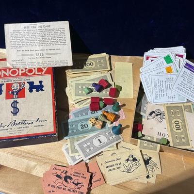 1936 Parker’s Bros Monopoly 