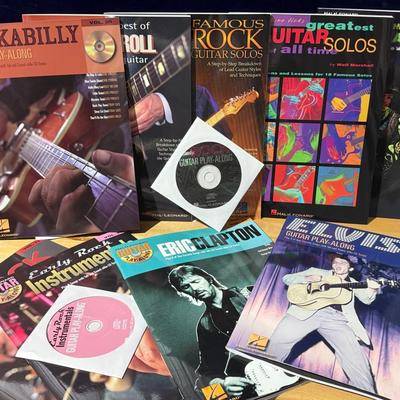 Guitar Music Play Along Books With CDs 