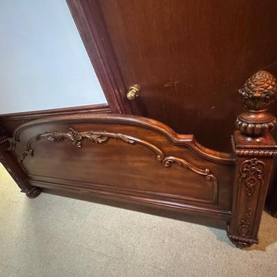Wooden KING Head And Footboard 