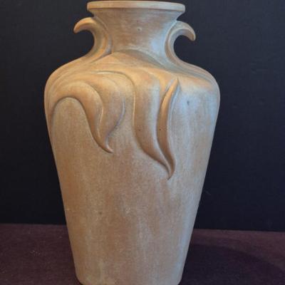Vintage Ethan Allen Ceramic Vase - 7" Diameter x 11" Tall