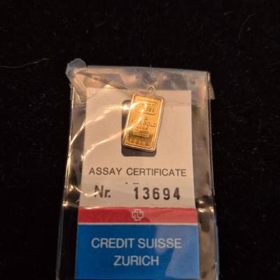 Credit Suisse Zurich 22k - TW 1g