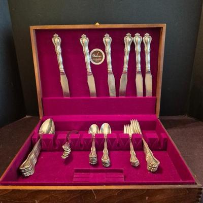 Vintage 1847 Rogers/International Silver "Faneuil - Silverplate" Service for 6 - 42 Pieces in All (See Description)