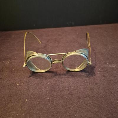 Antique Victorian Era Safety (Steam Punk) Glasses