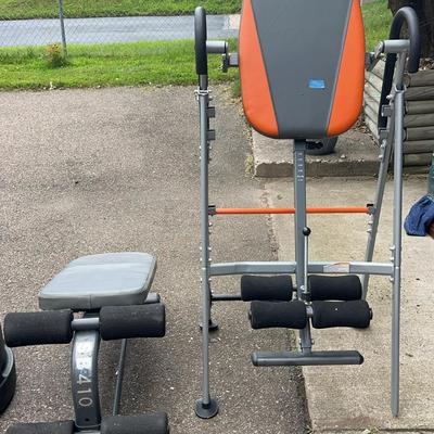 Marcy SB410 Crunch Bench & Elite Fitness Inversion Table
