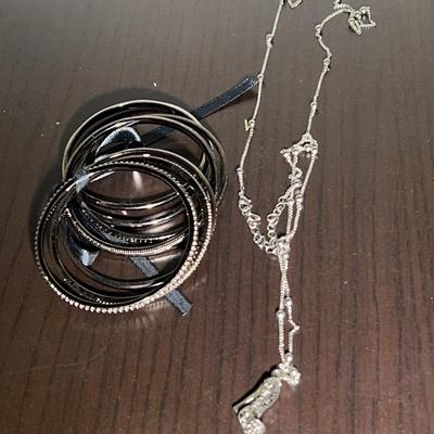 Bangle Brackets & Necklace