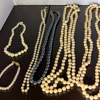 Pearl Inspired Necklaces & Bracelet 