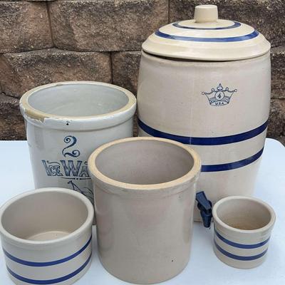 Collection of Crocks