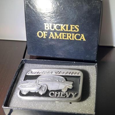 American Classic Chevy Belt Buckle