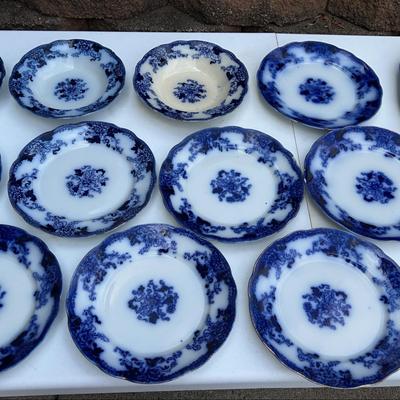 Clection of Burgess and Campbell Balmoral Royal Flow Blue 