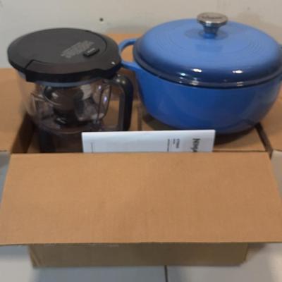 Ninja\\Chef CT800 & Lodge Cast Iron Enameled Dutch Oven - New Open Box 