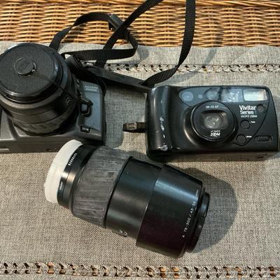 Minolta Maxxum 500si And Vivitar 450pz