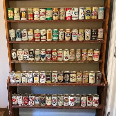 Empty Beer Cans Collectibles - Fun, Bar, Man Cave