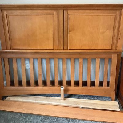 Full Wood Headboard And Footboard