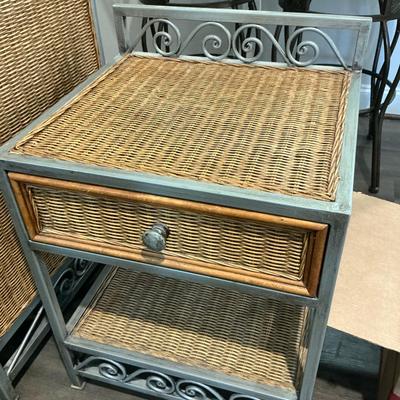 Woven Pier1 Style Nightstand 