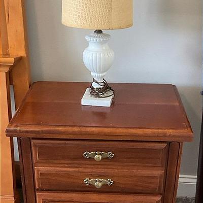 Lenoir House Nightstand And Petite Lamp