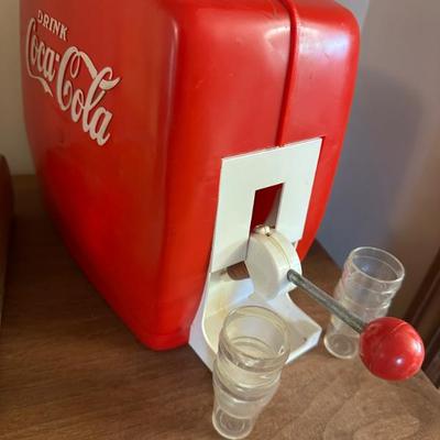 Vintage toy Coke dispenser 