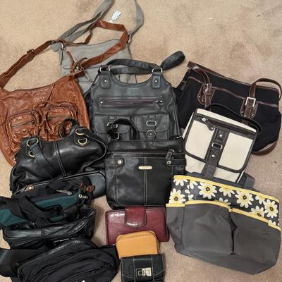 Lot 242: Women’s Handbags, Wallets, Fanny Packs 