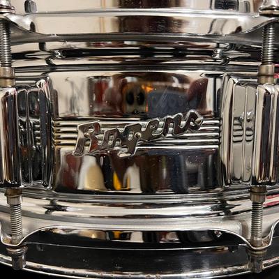Lot 335: Rogers USA Dyna-Sonic Snare Drum – Chrome Over Brass – Serial D02988