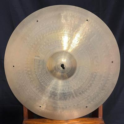 Lot 344: Vintage Zildjian Avedis 20” Ride Cymbal – Made in USA