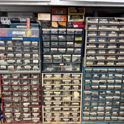 Lot 266: Hardware Storage (anchors, Nuts, Bolts, Nails Etc)