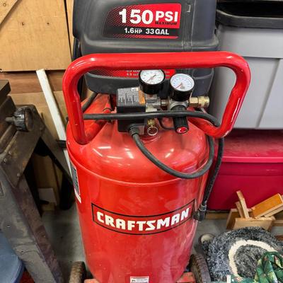 Lot 257:  Craftsman Advantage 33 Gal Vertical Air Compressor