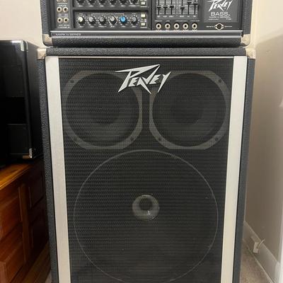 Lot 304: Peavey Mark IV Series Bass Amp Head & Peavey Bass Cabinet – Complete Rig