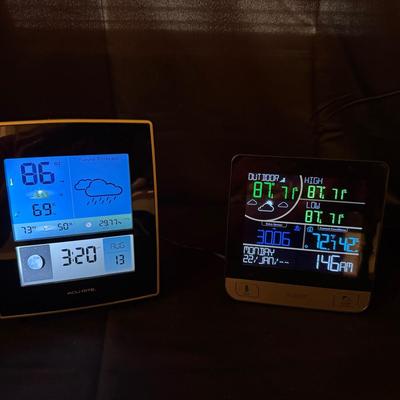 Lot 247: Acurite And La Crosse Portable Weather Stations 