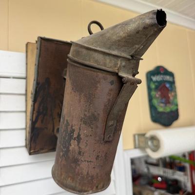 Lot 507: antique Size, Saw Blades, Drills, Tool Case, And Other