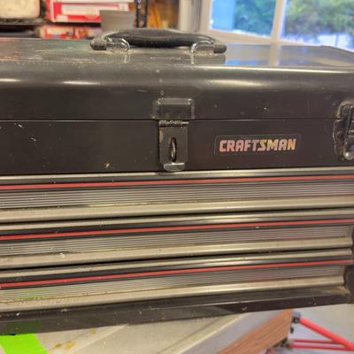 Lot 514: craftsman Three Drawer Toolbox