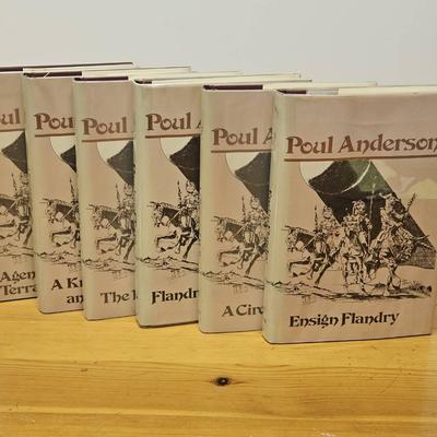 Complete 6 Vol. Set Of Poul Anderson Gregg Press 1979 Flandry Of Terra Books