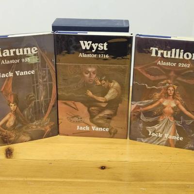 Jack Vance Alastor Trilogy Set Signed & Numbered First Edition 