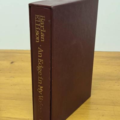 Harlan Ellison Signed Limited First Edition An Edge In My Voice