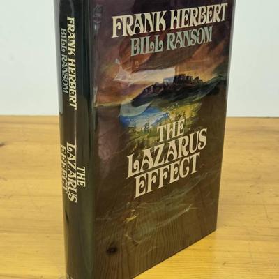 Frank Herbert Signed First Edition The Lazarus Effect 
