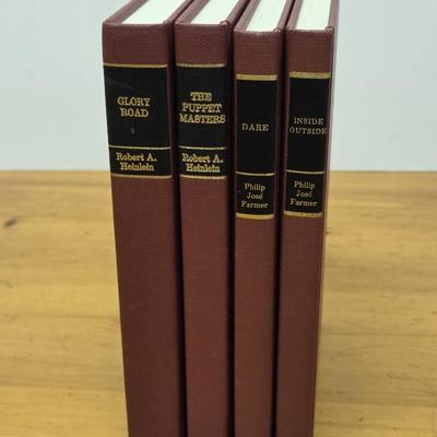 Gregg Press First Printing Heinlein & Farmer 4 Books